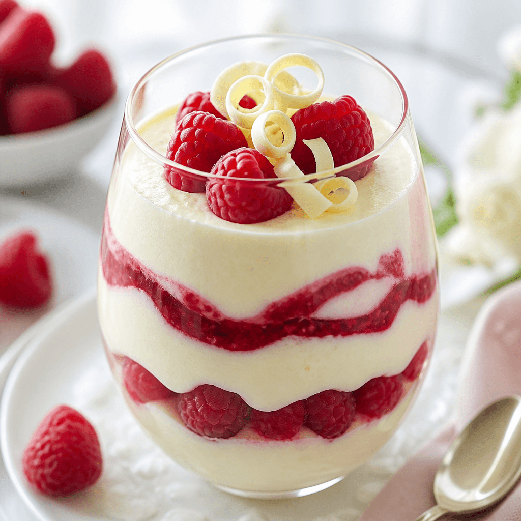 White Chocolate Raspberry Mousse Recipe (Easy & No-Bake)
