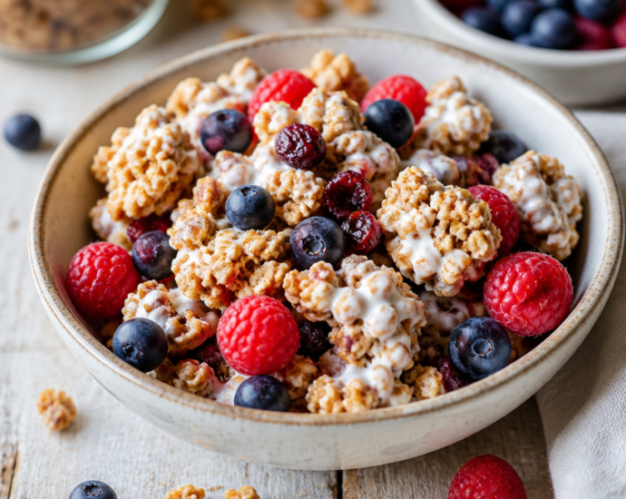 Berry & Yogurt Granola Clusters