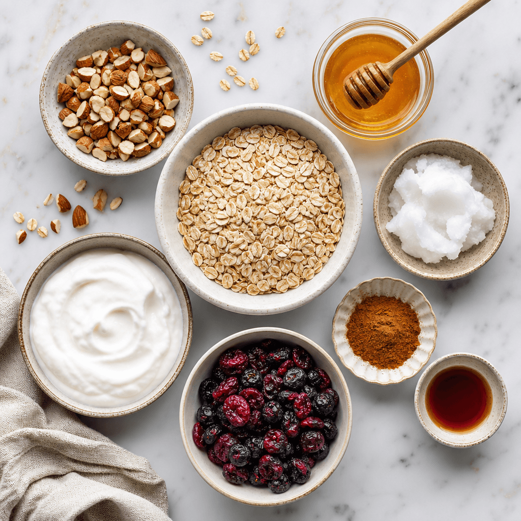 Berry & Yogurt Granola Clusters ingredients