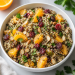 Fresh Cranberry Orange Quinoa Salad