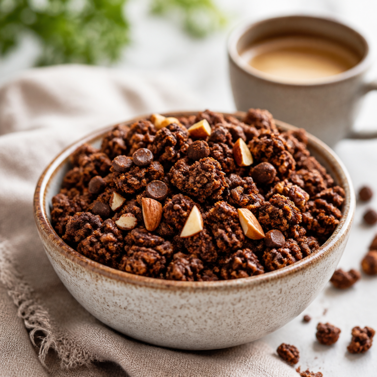 Mocha Espresso Granola (Chocolate Coffee Granola)