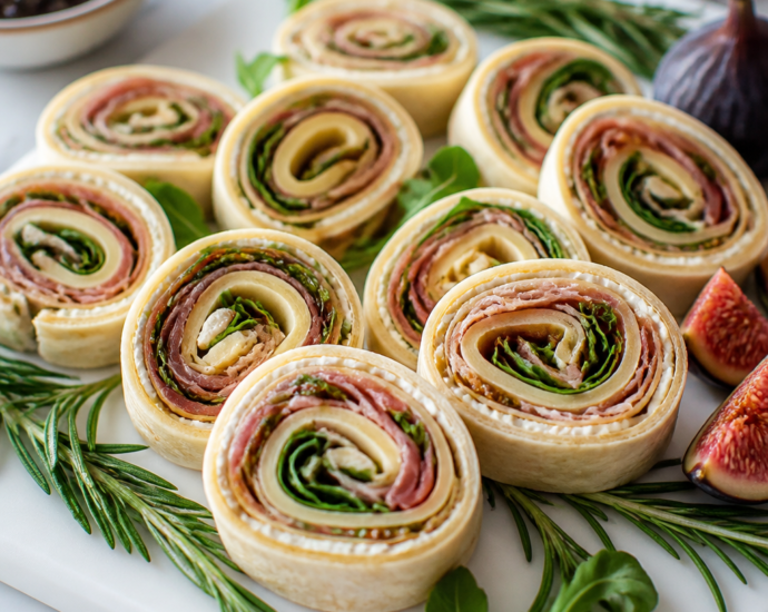 Festive Holiday Charcuterie Pinwheels Recipe