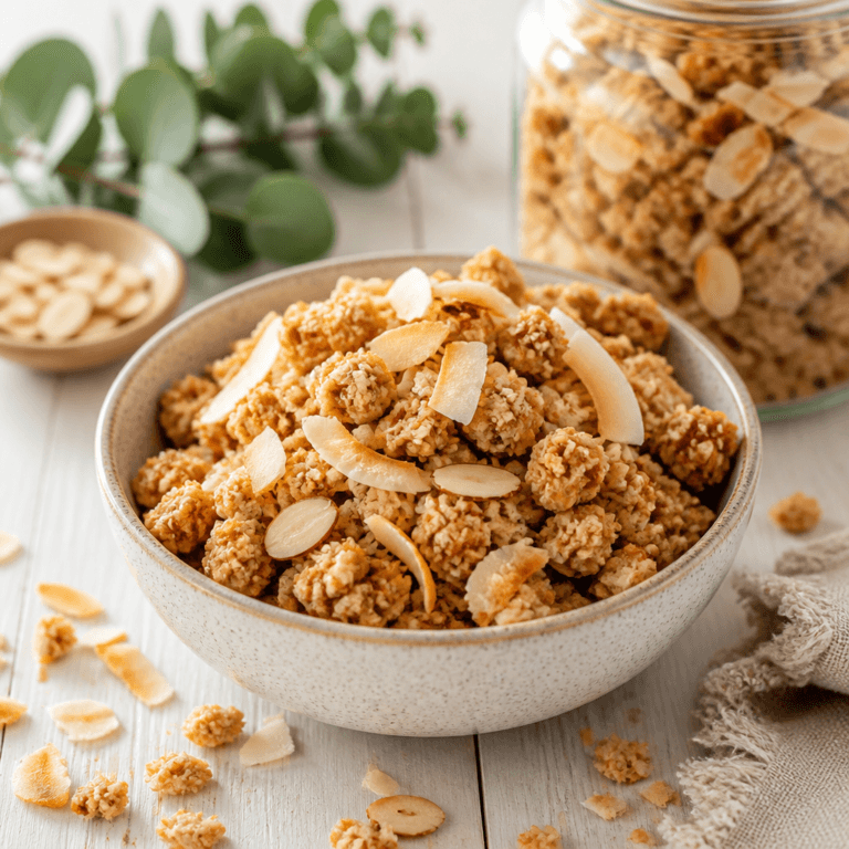 Coconut Almond Granola: Easy Homemade Recipe