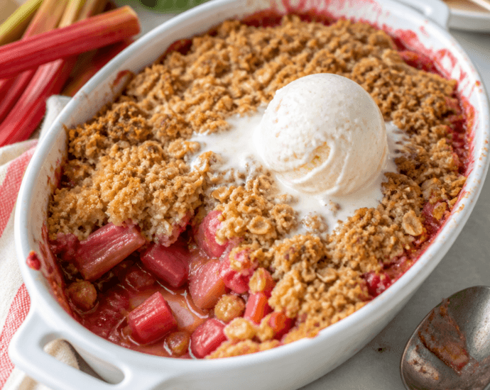 Rhubarb Crisp