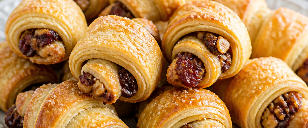 Holiday Fruit and Nut Rugelach