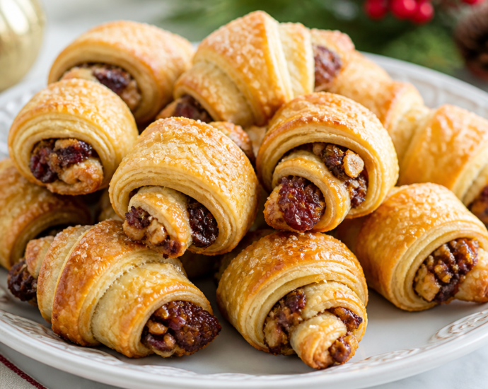 Holiday Fruit and Nut Rugelach