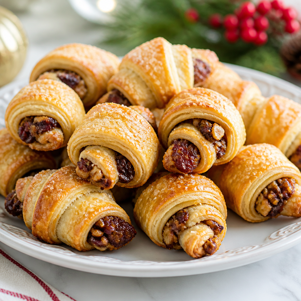Rugelach Recipe: Holiday Fruit and Nut Cookies