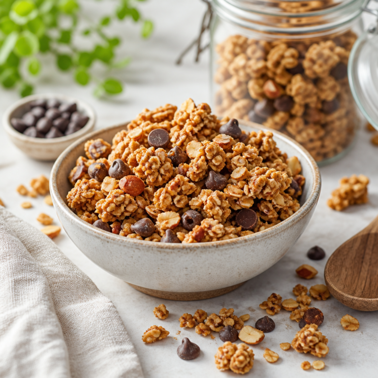 Chocolate Chip Granola: Easy Crunchy Recipe