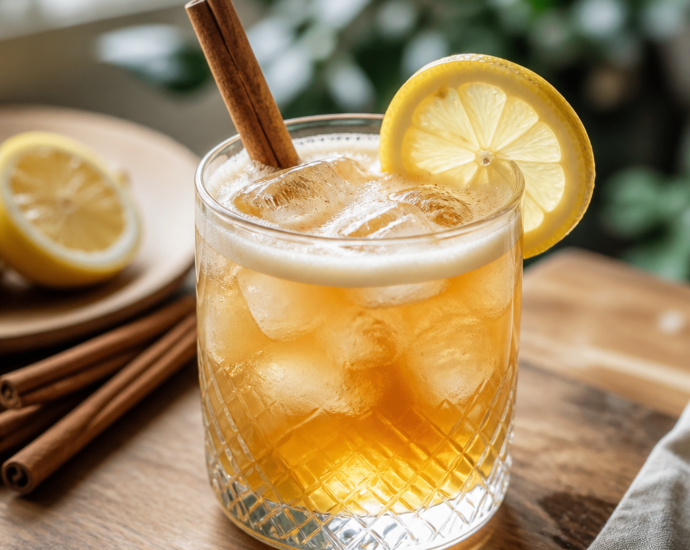 Cinnamon Maple Whiskey Sour