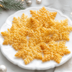 Snowflake Shaped Parmesan Crisps Recipe