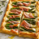 Asparagus and Prosciutto Tart