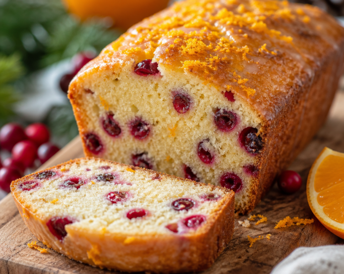 Cranberry Orange Pound Cake