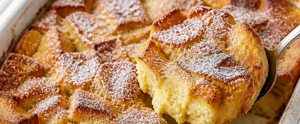 Cozy Eggnog Bread Pudding Breakfast Bake Recipe