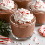 Creamy Peppermint Chocolate Mousse Cups