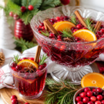 Warm Spiced Cranberry Holiday Punch Recipe