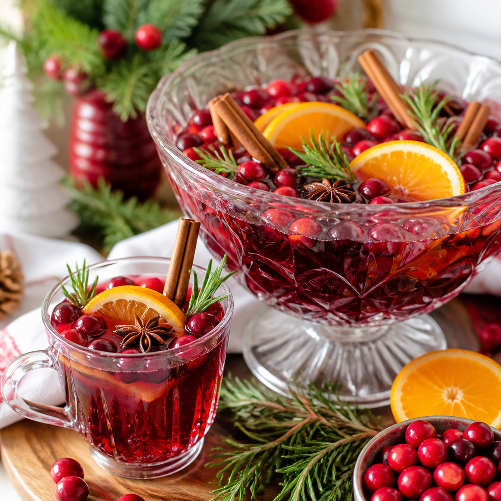 Spiced Cranberry Punch: Easy Holiday Party Drink