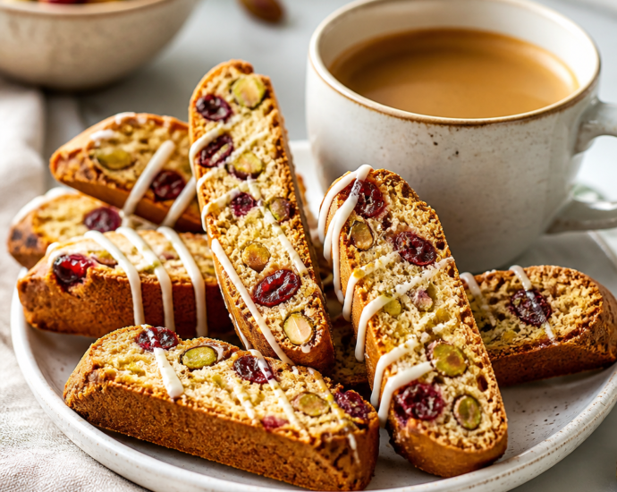 Crunchy Cranberry Pistachio Biscotti Recipe for Cozy Moments