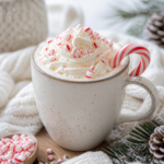 Cozy Peppermint White Hot Chocolate