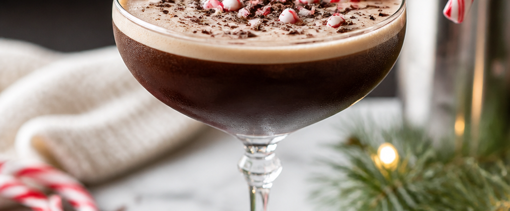 Hot Cocoa Peppermint Espresso Martini Recipe for Cozy Nights