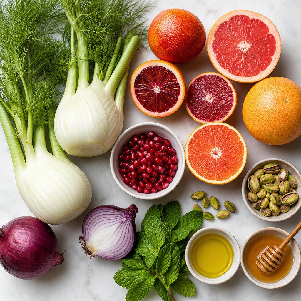 Winter Citrus and Fennel Salad Recipe ingredients