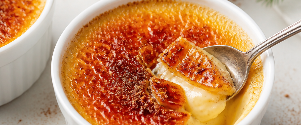 Decadent Eggnog Creme Brulee