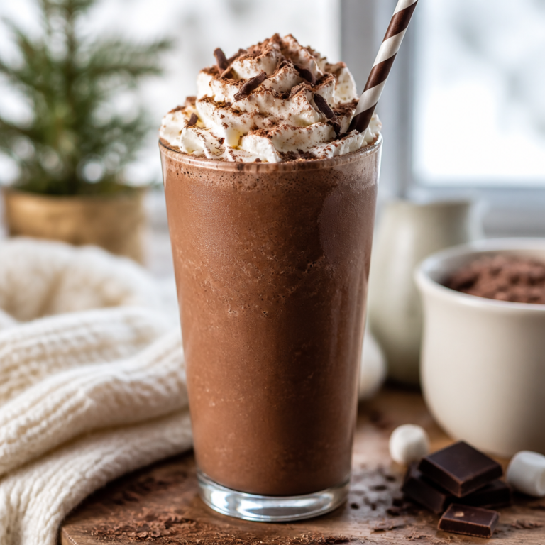 Hot Chocolate Breakfast Smoothie
