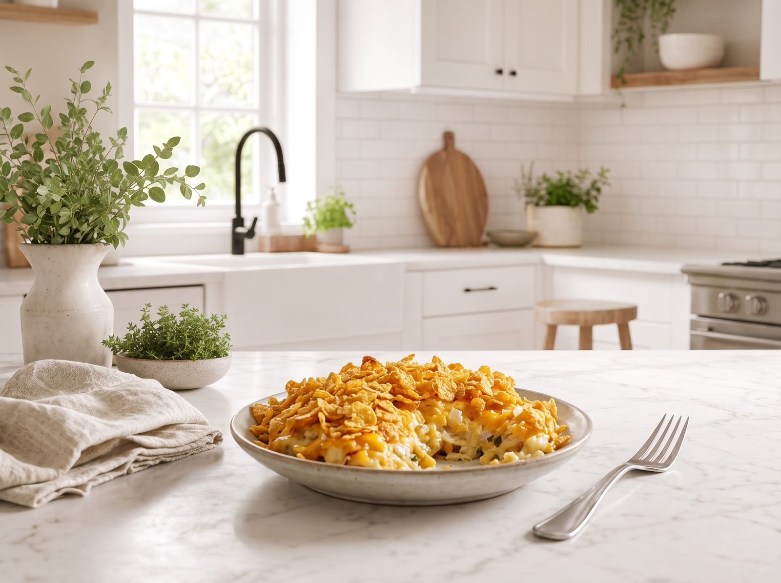 Cheesy Funeral Potatoes (Hash Brown Casserole) - The Ultimate Comfort Food
