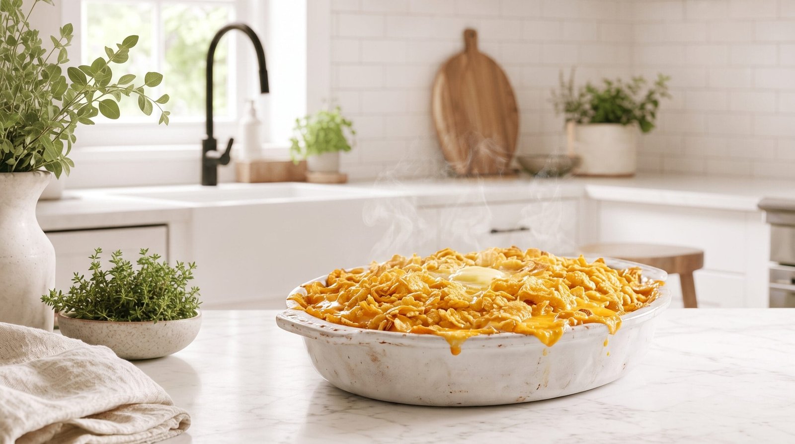 Cheesy Funeral Potatoes (Hash Brown Casserole)