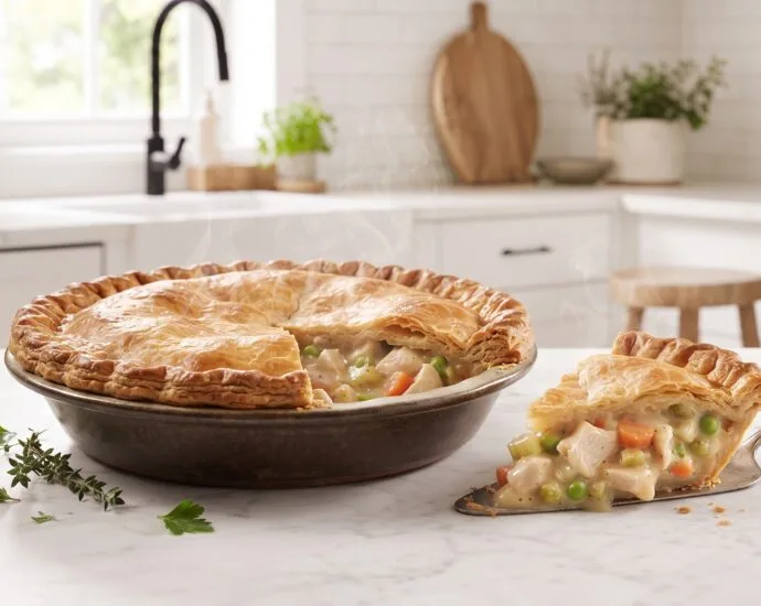 Classic Chicken Pot Pie with Flaky Double Crust - Comfort Food Perfection