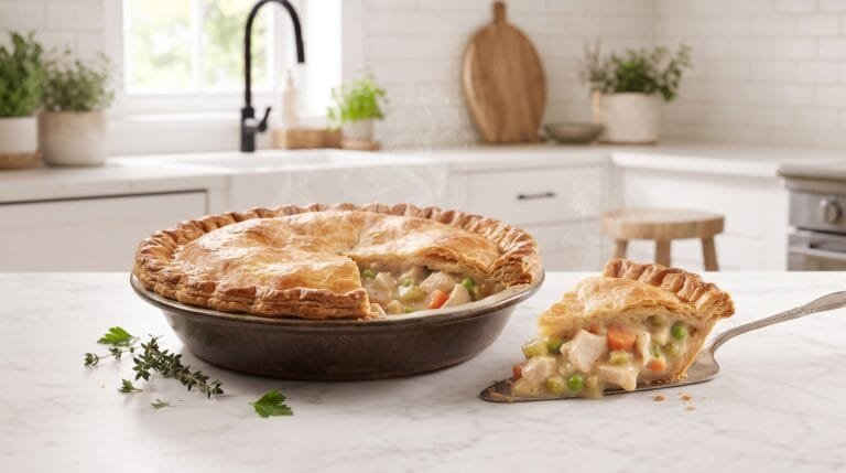 Classic Chicken Pot Pie with Flaky Double Crust – Comfort Food Perfection