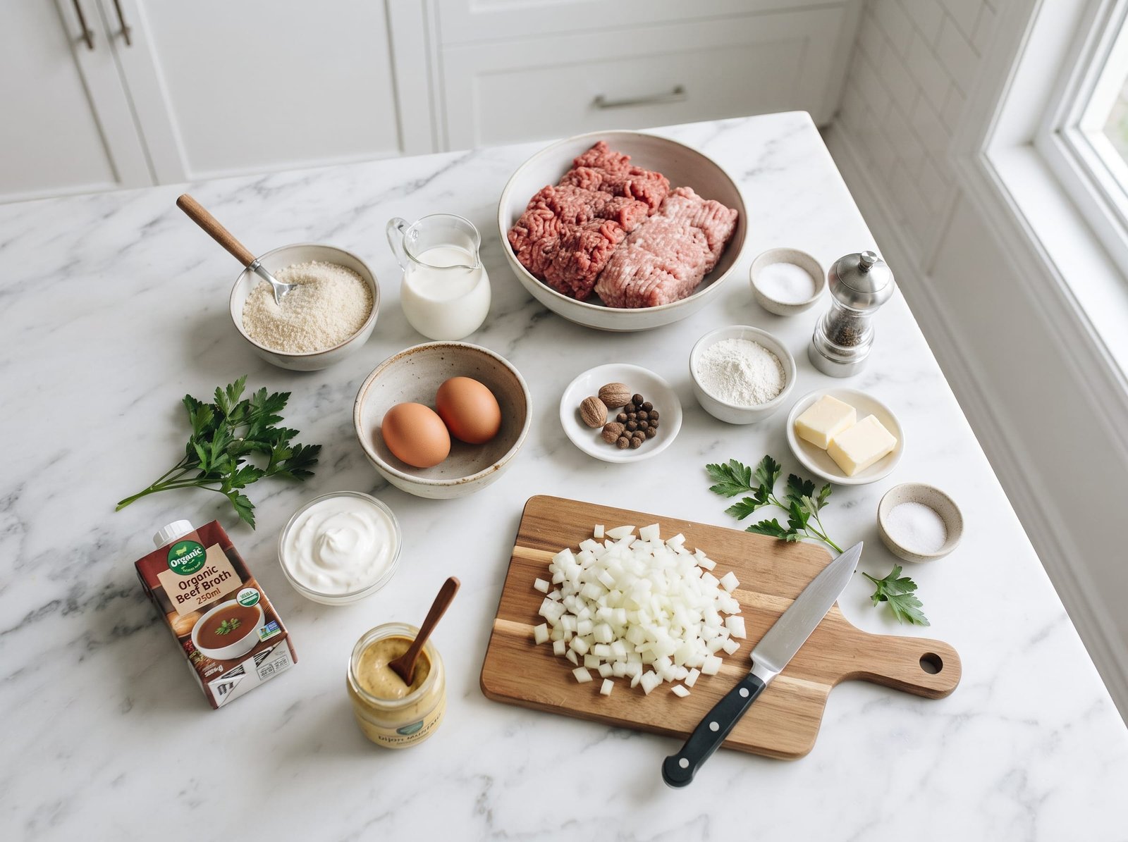Classic Swedish Meatballs with Creamy Gravy ingredients
