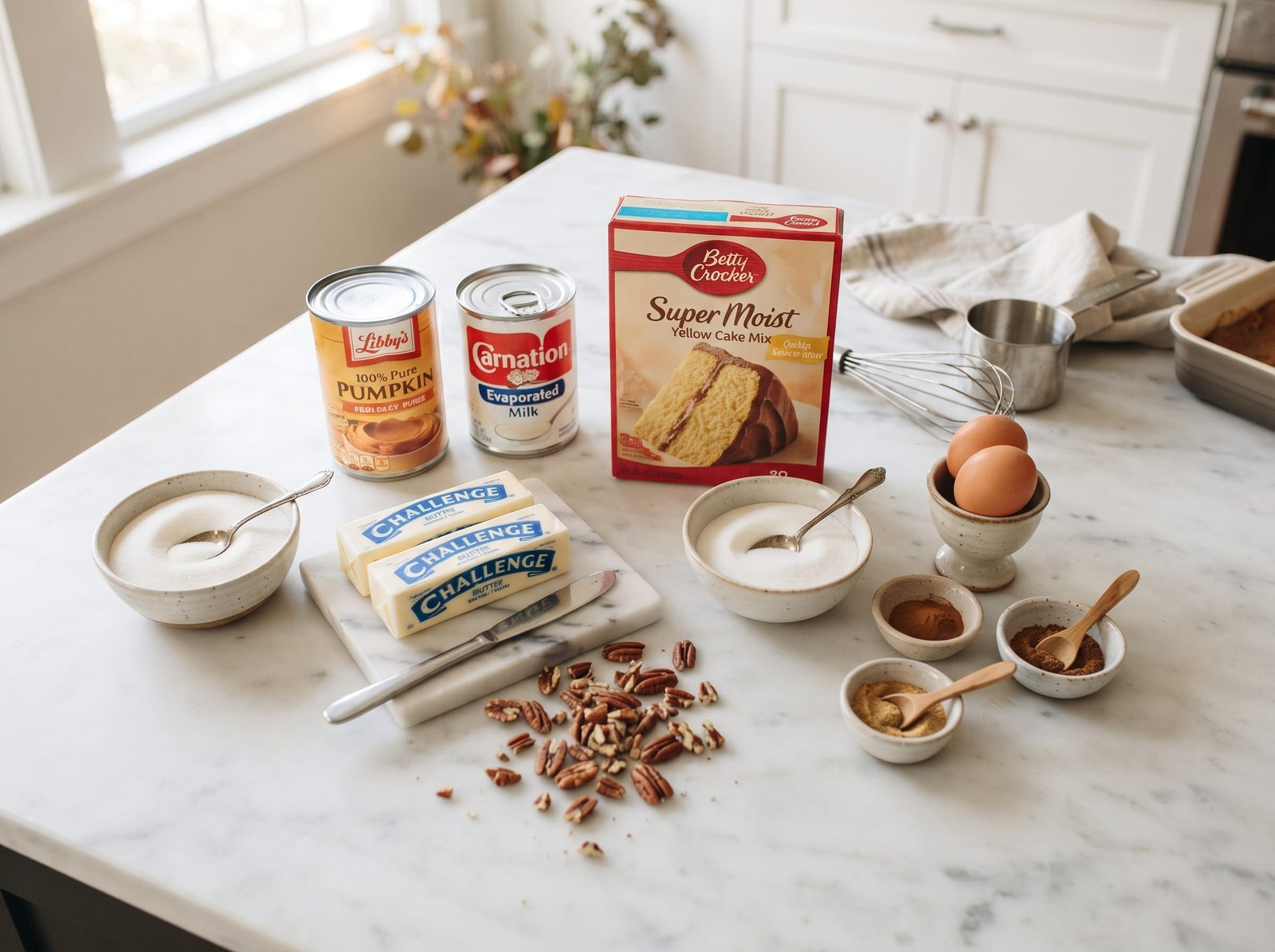 Easy Pumpkin Dump Cake Recipe: A No-Fuss Fall Dessert ingredients