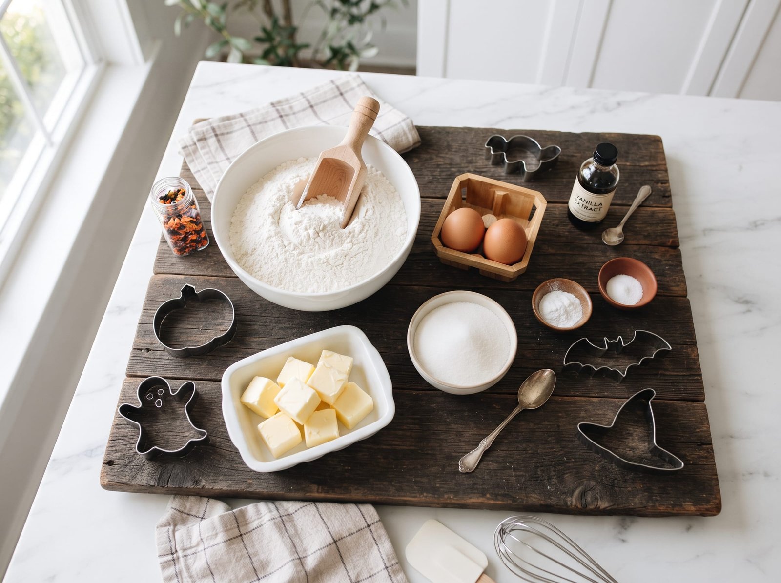 Halloween Sugar Cookies: Perfectly Spooky and Deliciously Fun! ingredients