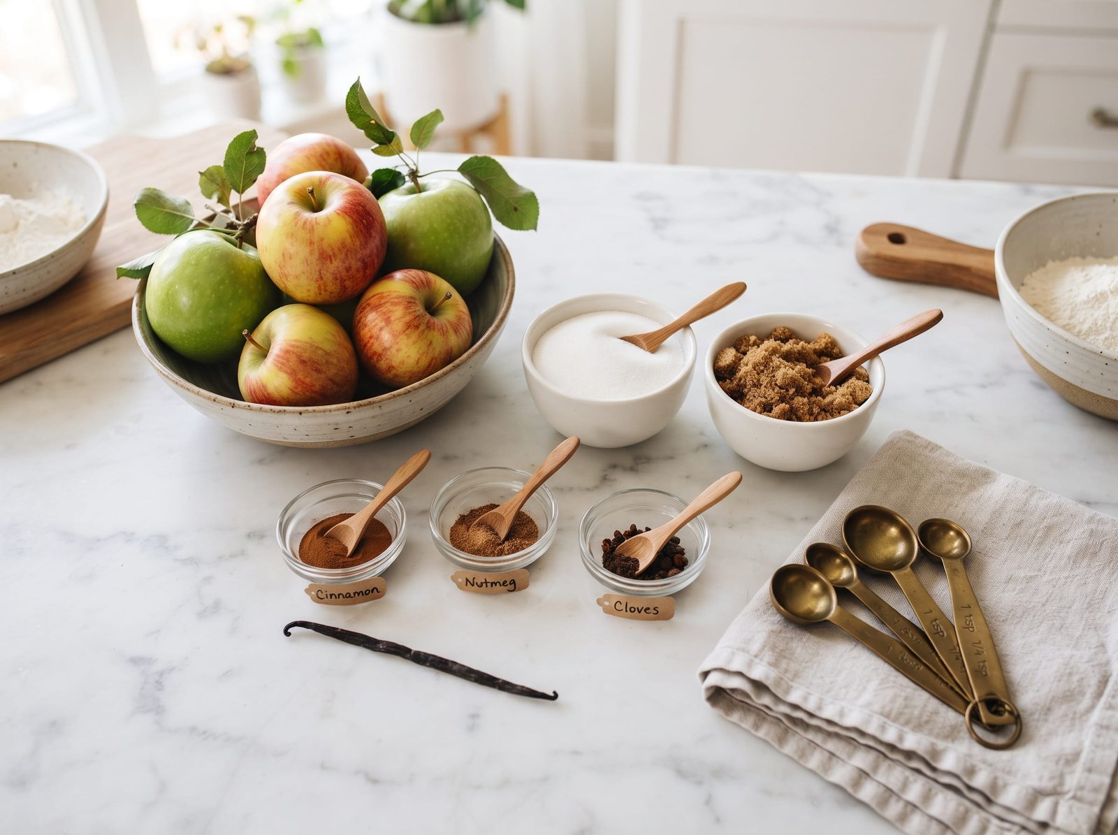 Homemade Apple Butter (Slow Cooker) - Silky, Spiced Perfection ingredients
