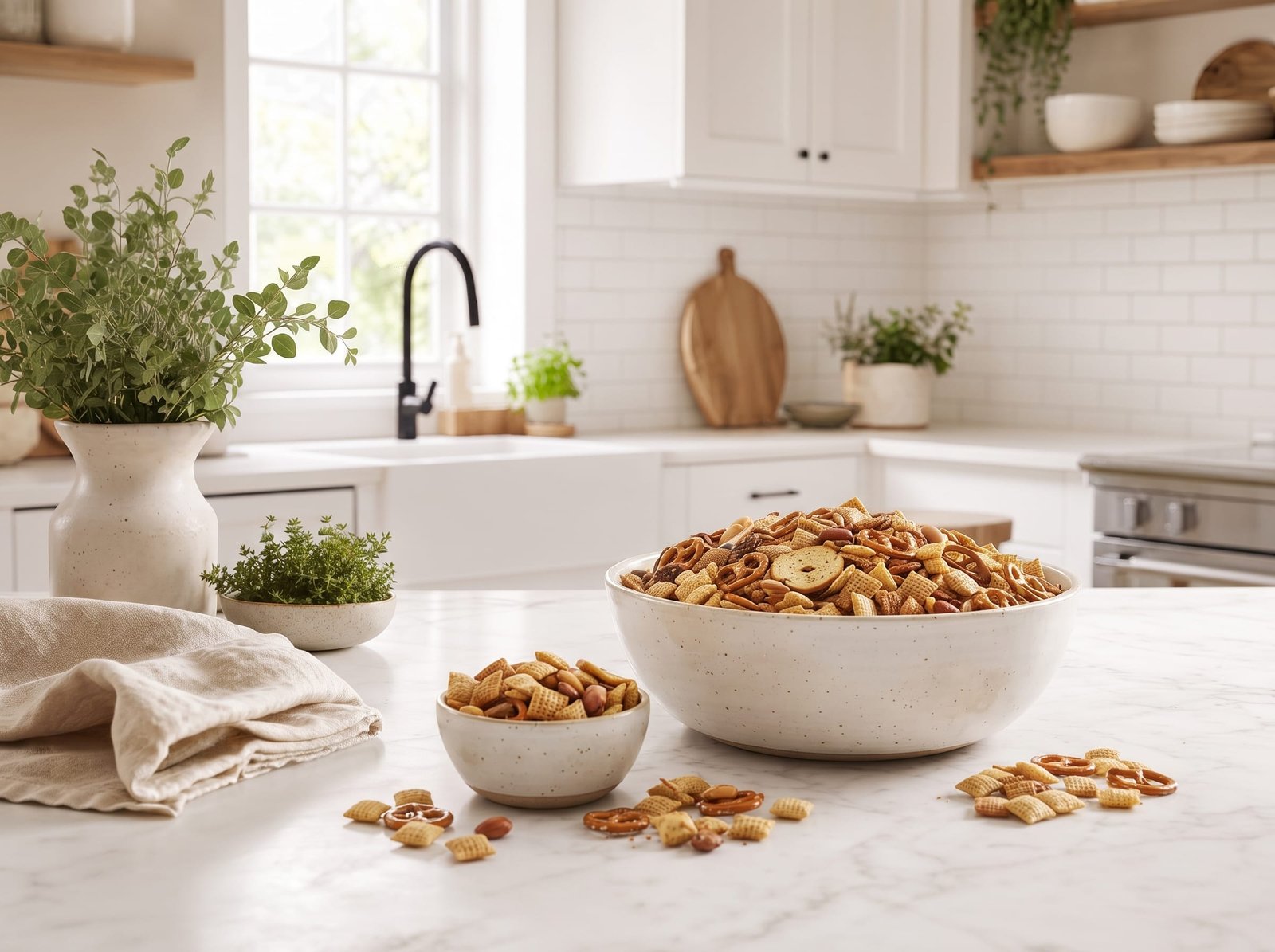 Homemade Chex Mix (Classic Oven-Baked Recipe)