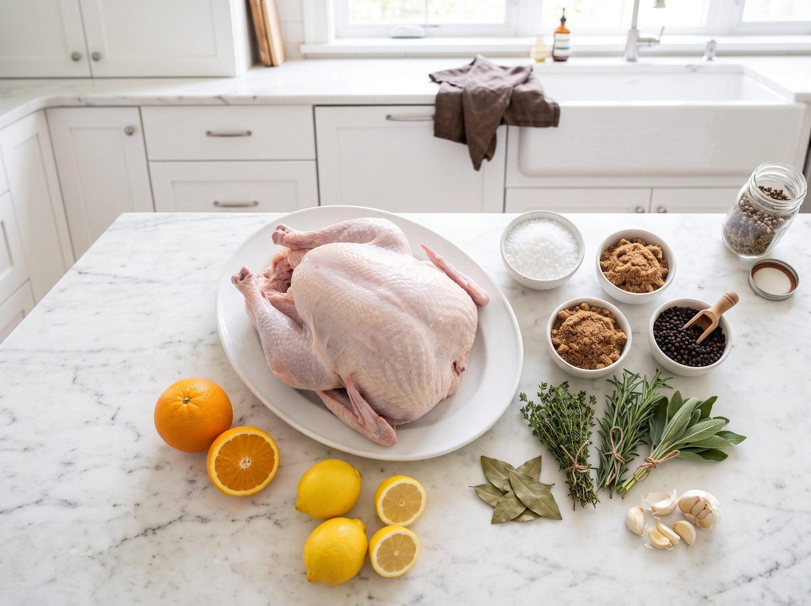 How to Brine a Turkey (Easy Wet Brine Recipe) ingredients