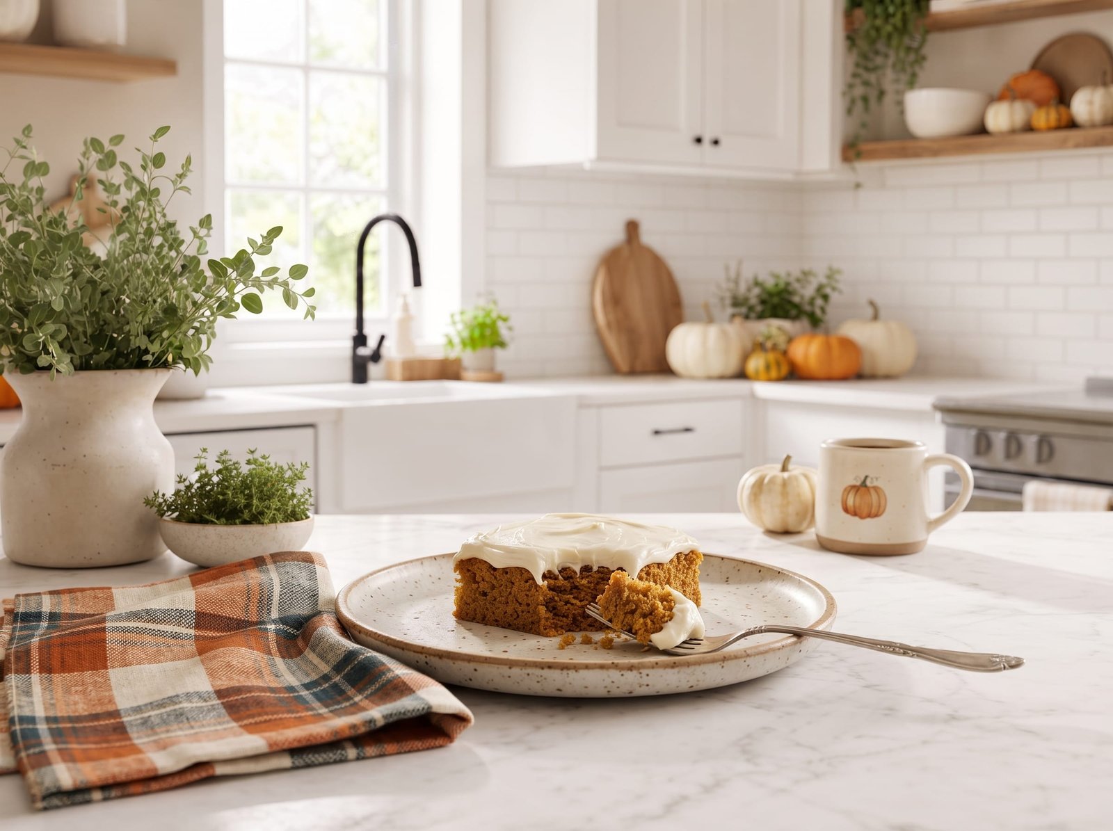 Old-Fashioned Pumpkin Bars with Cream Cheese Frosting
