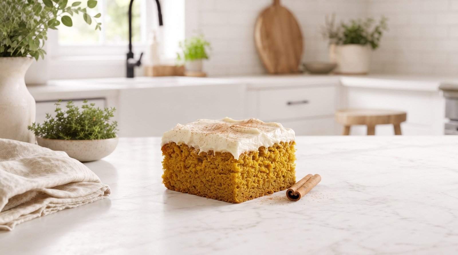Pumpkin Bars with Cream Cheese Frosting