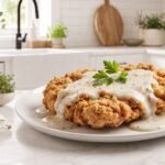 Chicken Fried Steak with Cream Gravy