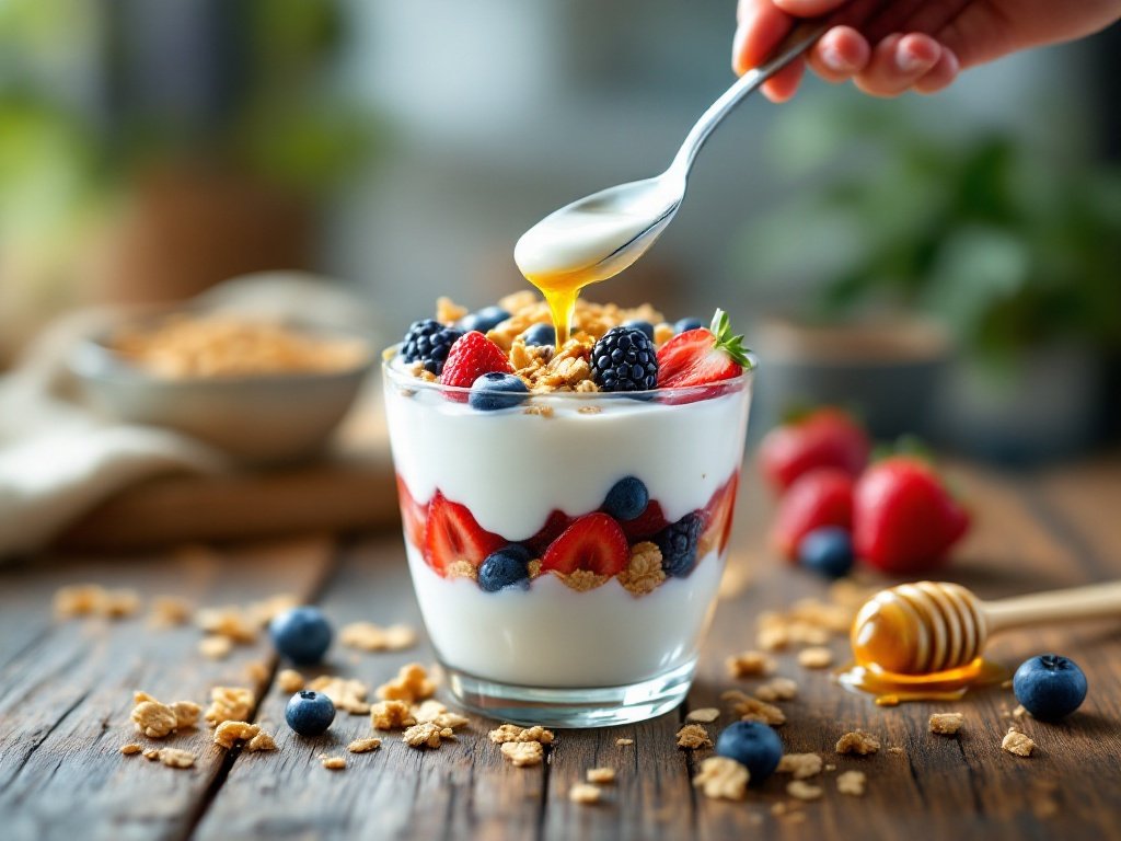 Greek Yogurt and Berry Parfait