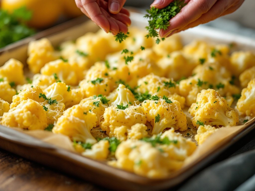 Parmesan Roasted Cauliflower