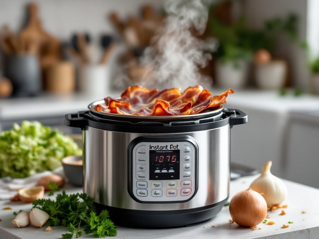 Instant Pot Cabbage with Bacon