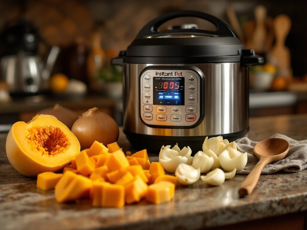 Delicious Instant Pot Butternut Squash Soup
