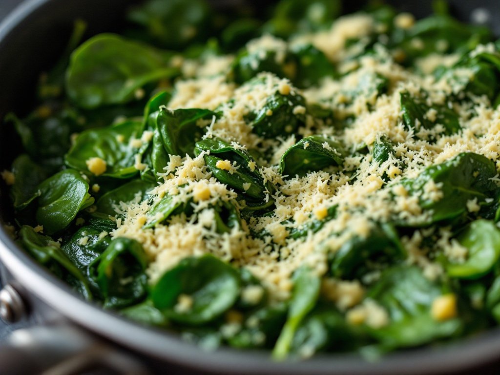 Creamed Spinach with Parmesan