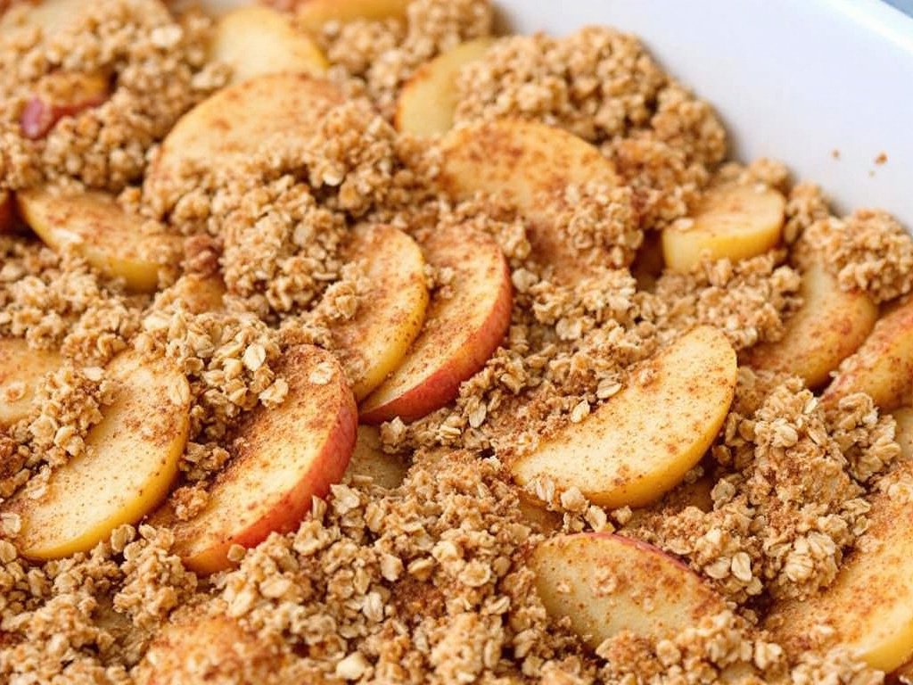 Apple Crisp with Oat Topping