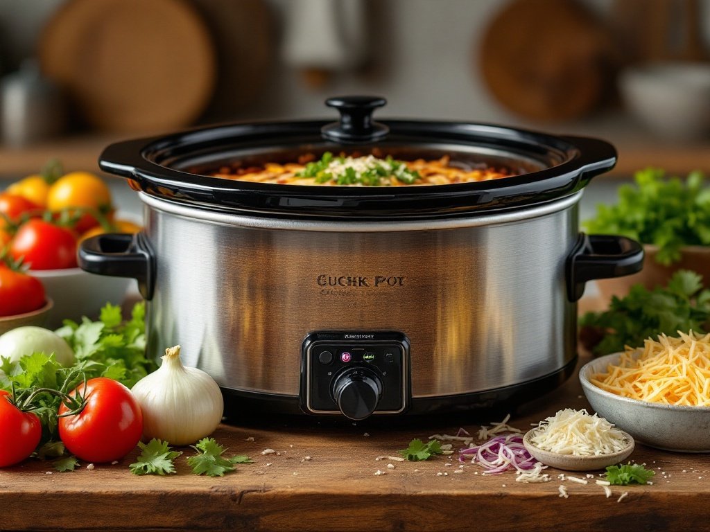 Crockpot Enchilada Casserole