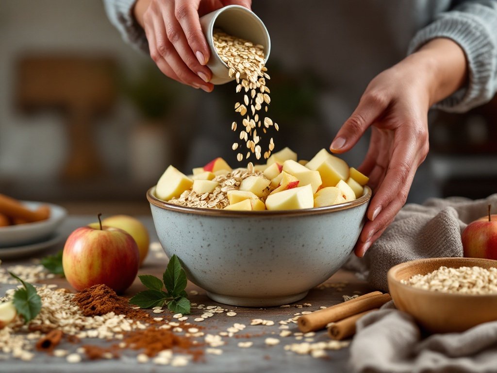 Cinnamon Apple Baked Oatmeal