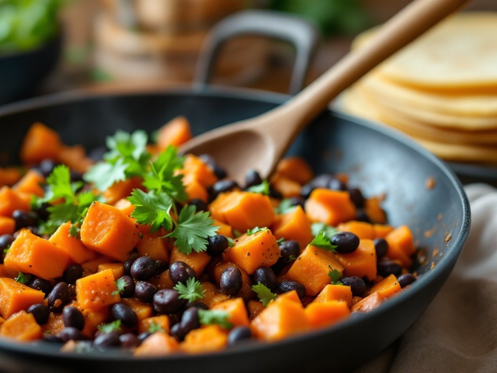 Sweet Potato and Black Bean Tacos