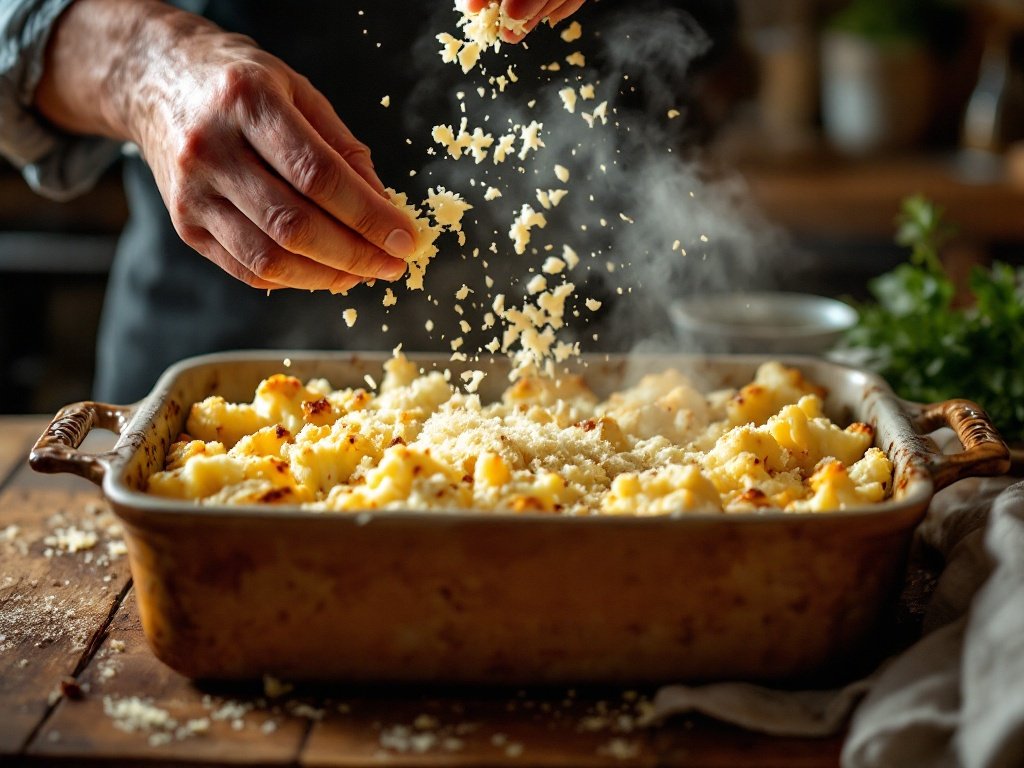 Cauliflower Gratin with Gruyere