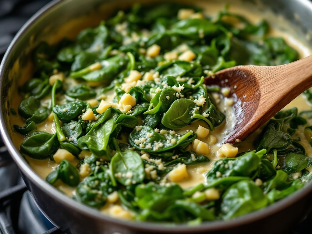 Creamed Spinach with Parmesan